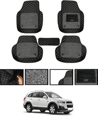 ABJD Leatherite 7D Mat For  Chevrolet Captiva(Black)