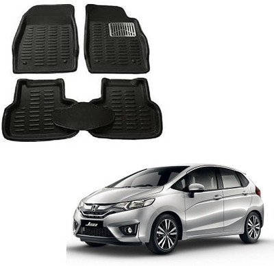 SLSHILPA Plastic 3D Mat For  Honda Jazz(Black)