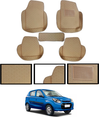 MATIES Leatherite 7D Mat For  Maruti Suzuki Alto 800(Beige)