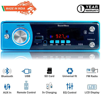 Sound Boss Blutooth//FM/USB/SD/AUX SB-2021 Car Stereo(Single Din)