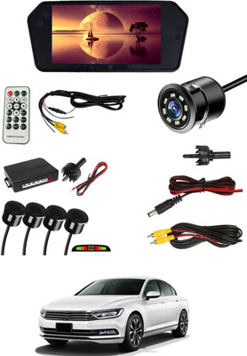 MSNP 7inch BT Screen Full HD With Remote/Black Parking Sensor/ Parking Camera-203 Car Stereo(Single Din)