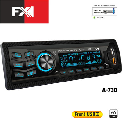 FXI A-730 Charge Pro+ DUAL USB Bluetooth Wireless With Phone Caller Id Receiver Car Stereo(Single Din)