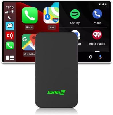 CarlinkIt 2air Wireless Andriod Auto and Carplay 2024 Model With latest Updates Car Stereo(Single Din)