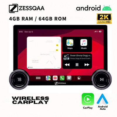 ZESSQAA ZQ-Diamond QLED (4GB/64GB) Android Car Stereo(Double Din)