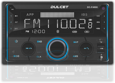 DULCET DC-F400X High Power Universal Fit Double Din Mp3 Car Stereo with Dual USB DC-F400X Car Stereo(Double Din)