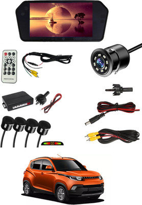 MSNP 7inch BT Screen Full HD With Remote/Black Parking Sensor/ Parking Camera-170 Car Stereo(Single Din)