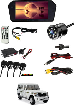 MSNP 7inch BT Screen Full HD With Remote/Black Parking Sensor/ Parking Camera-37 Car Stereo(Single Din)
