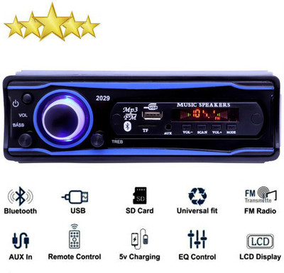 Gadiparts Universal BLUETOOTH/USB/SD/AUX/FM/MP3 -GG23 Car Stereo(Single Din)