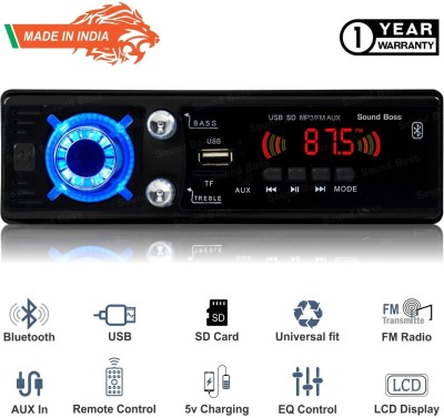 Sound Boss MP3/BLUETOOTH/USB/SD/AUX/FM Car Stereo(Single Din)