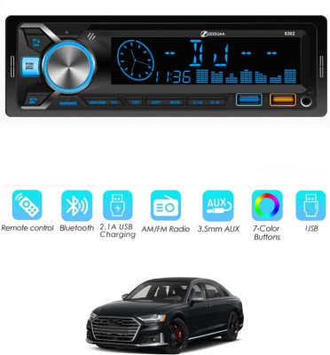 AYW Remote Control 7Color Button MP3 Media Player With BT/ TF Card/Dual USB/Aux187 Car Stereo(Single Din)