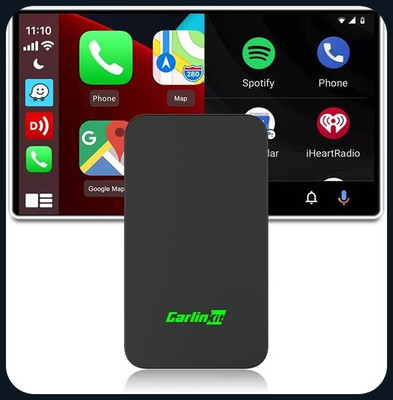 CarlinkIt 2Air 5.0 Wireless Adapter for Android Auto & Apple CarPlay Car Stereo(Single Din)