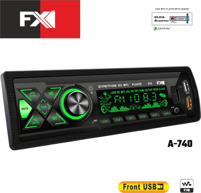 FXI A-740 Charge Pro+ DUAL USB Bluetooth Wireless With Phone Caller Id Receiver Car Stereo(Single Din)