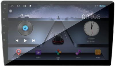 Aksmy Premuim IPS Display 9 inch Android Car Music Player 4/64 GB With Apple Car Play Car Stereo(Double Din)