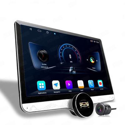Sound Boss Androidify 4th Gen 10.1 Inch Diamond Qled Middle Knob (2GB/32GB) Android. Car Stereo(Double Din)