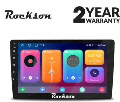 Rockson 9'' Andro+D QLED With Android Auto & Apple Car-Play (2GB/32GB) Car Stereo(Double Din)