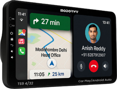 Modorwy 9 inch QLED Car Android 2GB/32GB | CarPlay & Android Auto | 1 Year Warranty Car Stereo(Double Din)