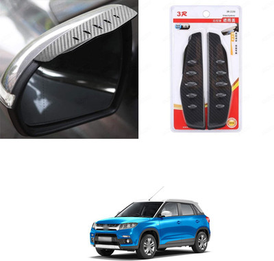 PRTEK 3R 1 Pair Side Mirror Rain Blades ForVitara Brezza Fiber Car Mirror Cover(Universal For Car Universal For Car)