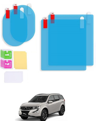 AuTO ADDiCT Anti Fog Film Car Rear View Mirror Water Mist For MAHINDRA XUV 500 Car Mirror Rain Blocker(Blue)