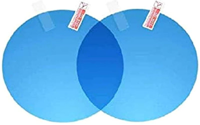 colorsole Waterproof Anti Fog/Anti Glare Visor Mirror Film for All Car & Bikes Car Mirror Rain Blocker(Blue)