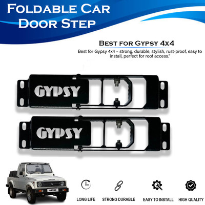 ASRYD Door Hinge Step with Folding Foot Pedal Compatible for Gypsy Foot Pedal Car Pedal Assembly
