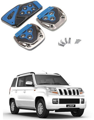 CCE 3Pcs Non-Slip Manual Car Blue Pedals kit Pad Covers Set-96 Car Pedal