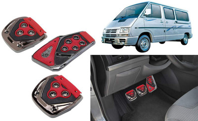 CCE 3Pcs Non-Slip Manual Car Red Pedals kit Pad Covers Set-31 Car Pedal