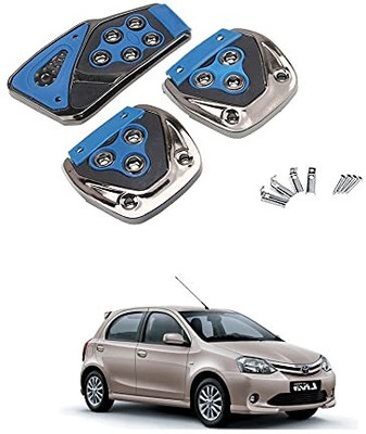 Motopex 3Pcs Non-Slip Manual Car Blue Pedals kit Pad Covers Set-82 Car Pedal