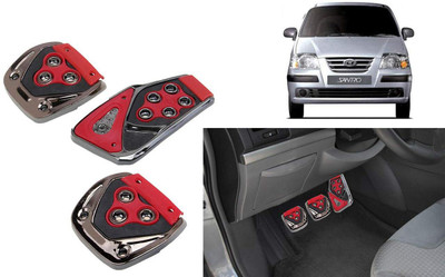 CCE 3Pcs Non-Slip Manual Car Red Pedals kit Pad Covers Set-79 Car Pedal