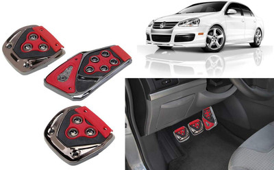 CCE 3Pcs Non-Slip Manual Car Red Pedals kit Pad Covers Set-121 Car Pedal
