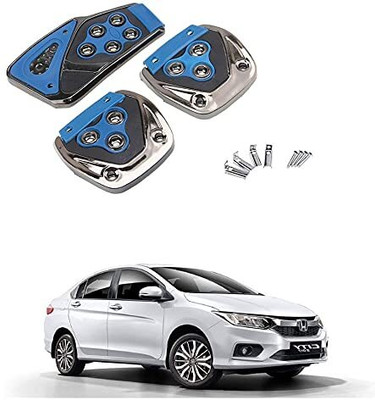 Motopex 3Pcs Non-Slip Manual Car Blue Pedals kit Pad Covers Set-06 Car Pedal