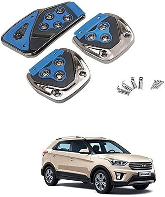 CCE 3Pcs Non-Slip Manual Car Blue Pedals kit Pad Covers Set-52 Car Pedal
