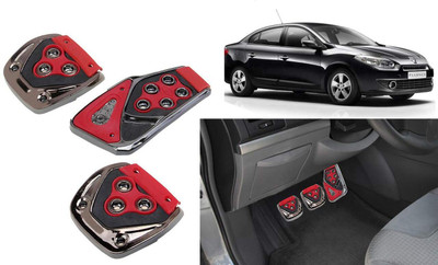 CCE 3Pcs Non-Slip Manual Car Red Pedals kit Pad Covers Set-73 Car Pedal