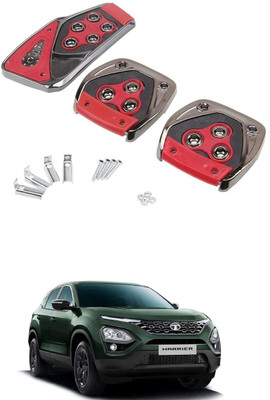Beamerzz 3 Pcs Non-Slip Manual Car Pedals kit Pad Covers Set Red Color-non slip pedal Car Pedal