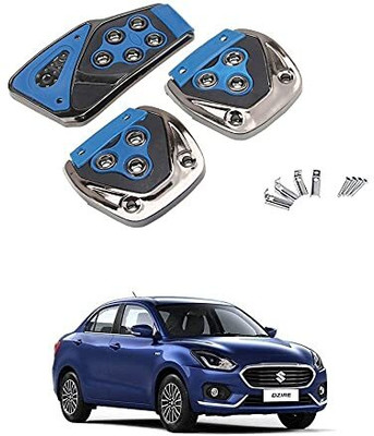 Motopex 3Pcs Non-Slip Manual Car Blue Pedals kit Pad Covers Set-56 Car Pedal