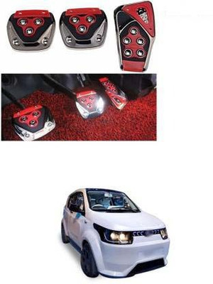 CCE 3Pcs Non-Slip Manual Car Red Pedals kit Pad Covers Set-148 Car Pedal