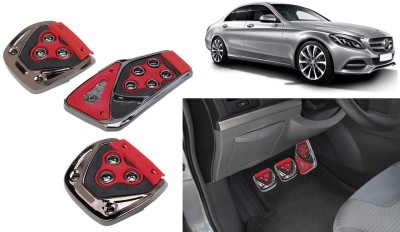 CCE 3Pcs Non-Slip Manual Car Red Pedals kit Pad Covers Set-106 Car Pedal