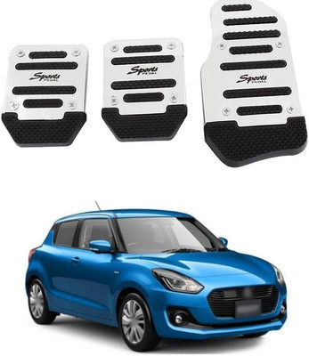 XZRTZ 3Pcs Non-Slip Manual Transmission Mt Car Truck Chrome Pedal 430 Car Pedal