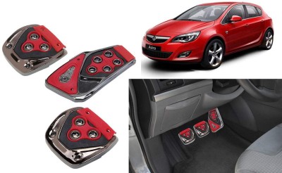 Motopex 3Pcs Non-Slip Manual Car Red Pedals kit Pad Covers Set-120 Car Pedal