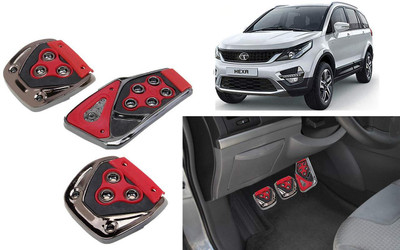 CCE 3Pcs Non-Slip Manual Car Red Pedals kit Pad Covers Set-119 Car Pedal