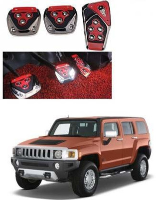 CCE 3Pcs Non-Slip Manual Car Red Pedals kit Pad Covers Set-142 Car Pedal