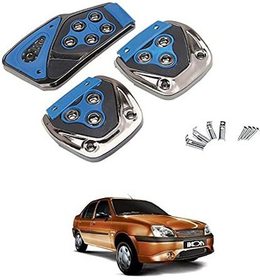 CCE 3Pcs Non-Slip Manual Car Blue Pedals kit Pad Covers Set-50 Car Pedal