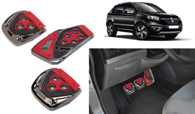 Motopex 3Pcs Non-Slip Manual Car Red Pedals kit Pad Covers Set-102 Car Pedal