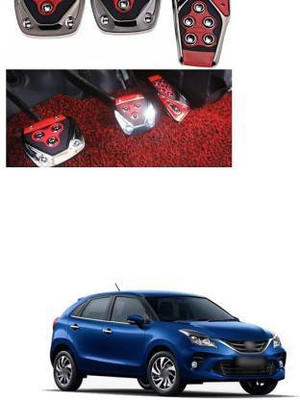 Motopex 3Pcs Non-Slip Manual Car Red Pedals kit Pad Covers Set-135 Car Pedal