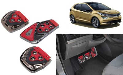 CCE 3Pcs Non-Slip Manual Car Red Pedals kit Pad Covers Set-81 Car Pedal