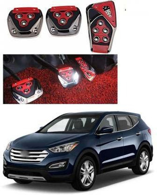 Motopex 3Pcs Non-Slip Manual Car Red Pedals kit Pad Covers Set-136 Car Pedal