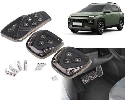 Selifaur BP13 - 3 Pcs Black Non-Slip Manual Car Pedals kit Pad Covers Set Exter Car Pedal