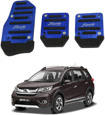 Mr fix 3 Pcs Blue Non-Slip Manual Car Pedals Kit Sports Pad Covers B2 Car Pedal
