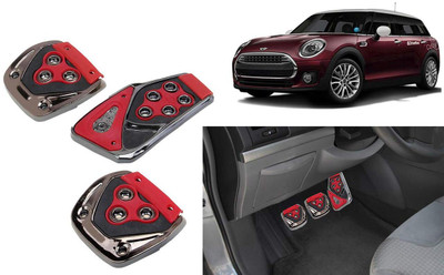 CCE 3Pcs Non-Slip Manual Car Red Pedals kit Pad Covers Set-89 Car Pedal