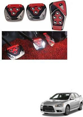 CCE 3Pcs Non-Slip Manual Car Red Pedals kit Pad Covers Set-133 Car Pedal