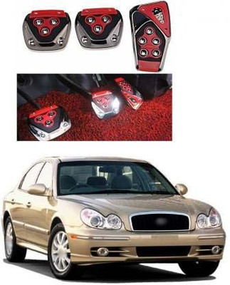 CCE 3Pcs Non-Slip Manual Car Red Pedals kit Pad Covers Set-132 Car Pedal